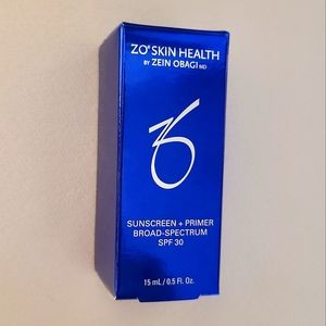 ZO Skin Health Sunscreen+Primer Broad-Spectrum SPF 30 15ml Travel Size New